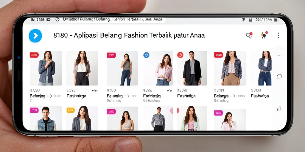 Antarmuka aplikasi 8180 yang modern dan user-friendly.