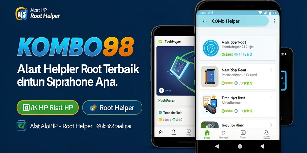 Tampilan antarmuka aplikasi ROOT KOMBO88 yang user-friendly.
