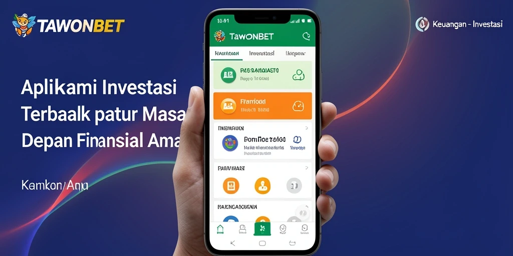 Tampilan antarmuka TAWONBET yang modern dan informatif untuk investasi.