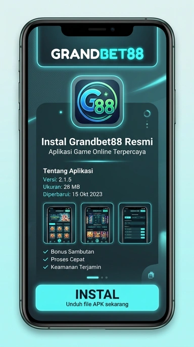 Tampilan halaman APK grandbet88